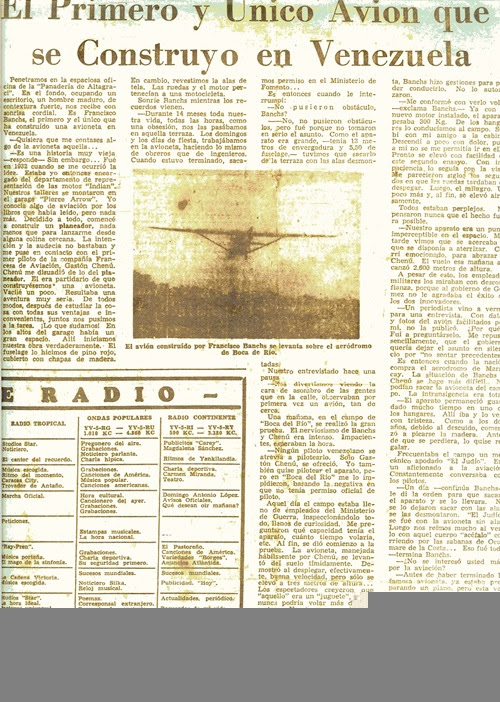 Entrevista de Oscar Yanes a Francisco Banchs Arquer @1964