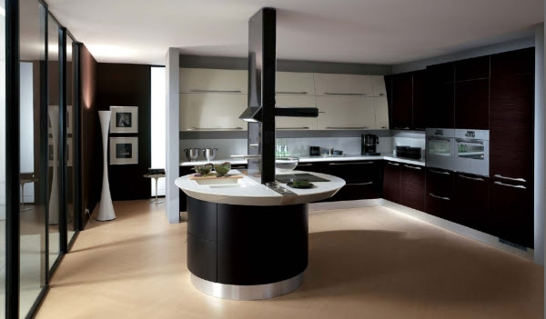 modernes Küchendesign Scavolini rot Fabrizio Giugiaro design