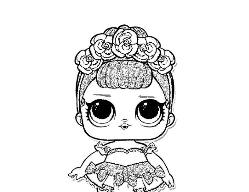 Coloring and Drawing: Lol Doll Coloring Pages Sugar Queen