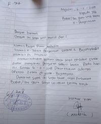 Contoh Surat Izin Tidak Masuk Sekolah Karena Sakit Tulisan ...