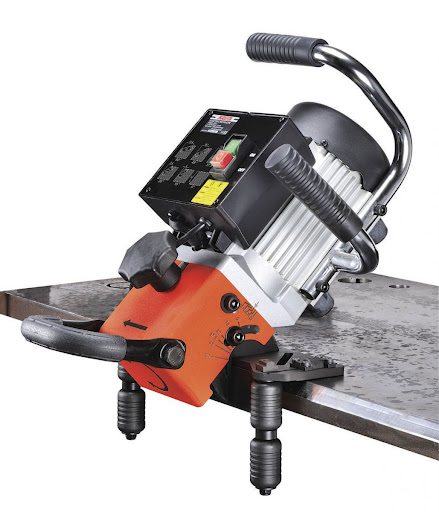 Bán Máy Vát Mép Thép Tấm Ống Thép Bằng Điện Cầm Tay Hiệu AGP EB-24R Giá Rẻ
