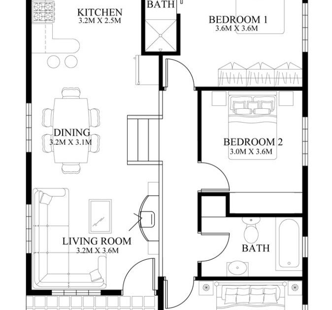 90 Square Meters Apartment Floor Plan Apartment Post