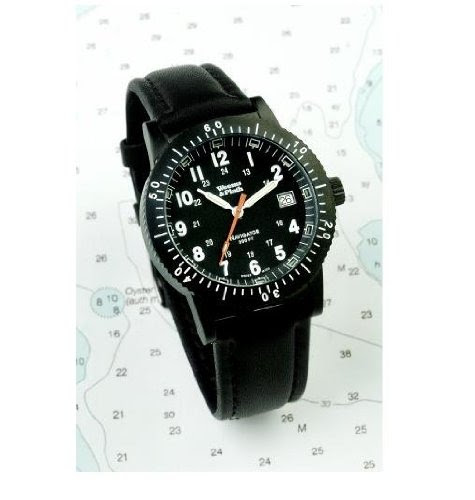 Second Hand Vans: Weems and Plath Sport Navigator Watch (Black Dial) by
