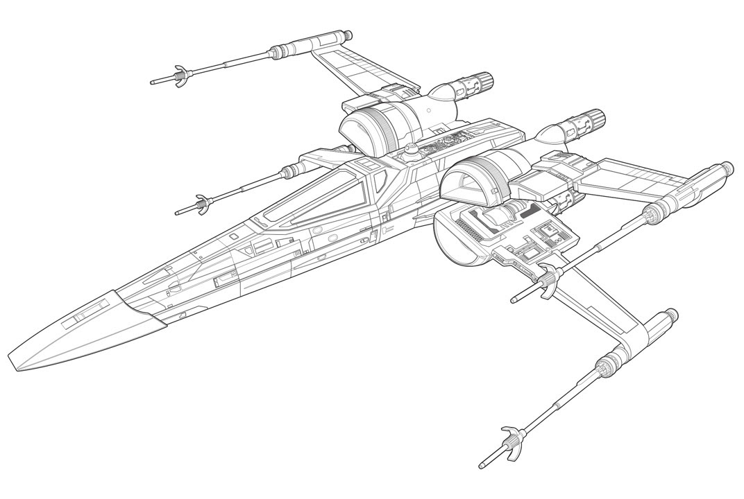 Beautiful Easy Star Wars X Wing Drawing wallpaper