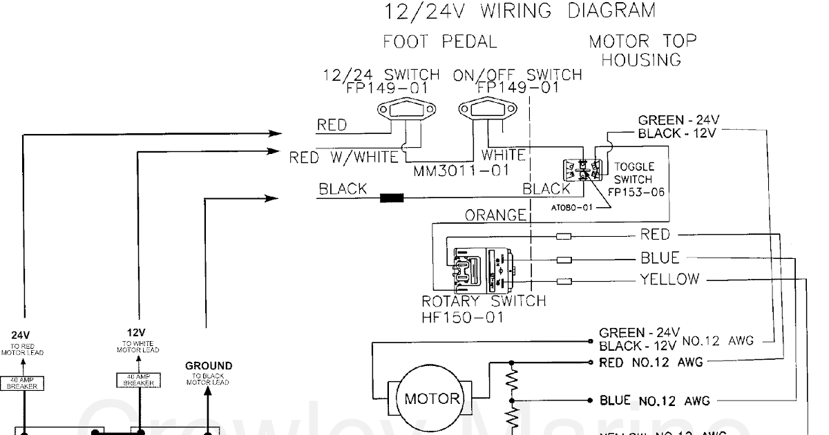 Motorguide 24 Volt Wiring Diagram - Wiring Diagram