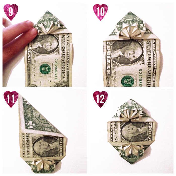 How To Make A Money Heart Origami