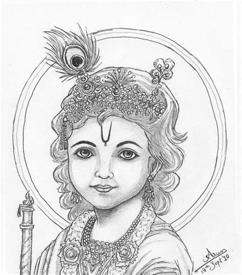 Pencil Drawing Images Krishna - Drawing images ideas