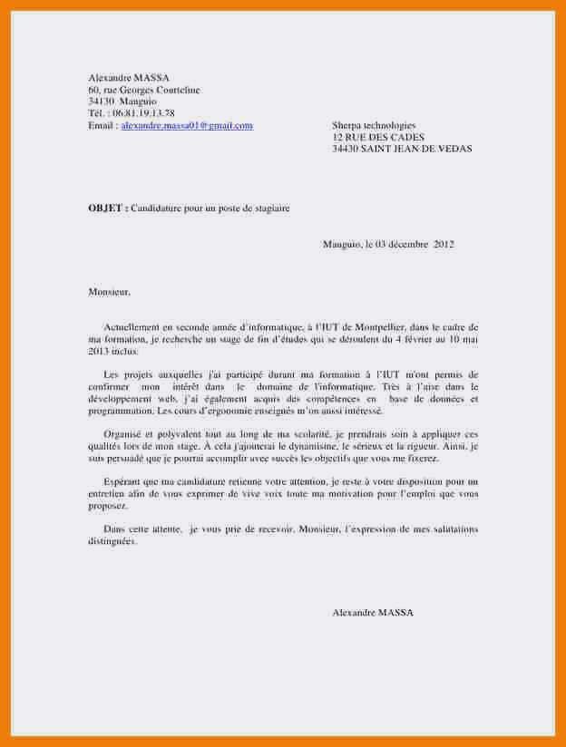 Lettre De Motivation Pour Alternance Bts Mco / Lettre De Motivation Bts