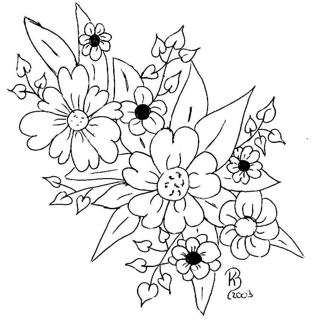 Blumen Zum Ausmalen Und Ausdrucken Simple Coloring Blog