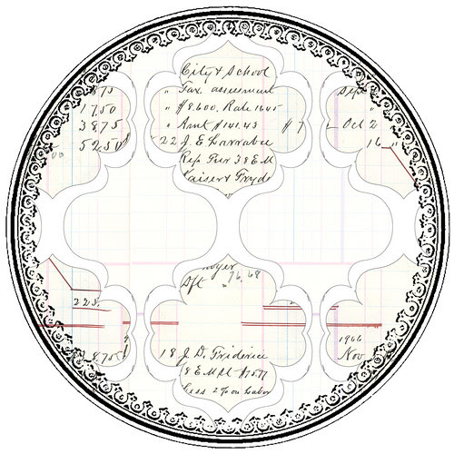 8_SAMPLE_JPEG_ledger_pomegranate_and_flower_light_EPHEMERA_12_and_half_inch_SQ_350dpi_melstampz