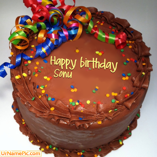 Happy Birthday Cake Images With Name Sonu - GreenStarCandy