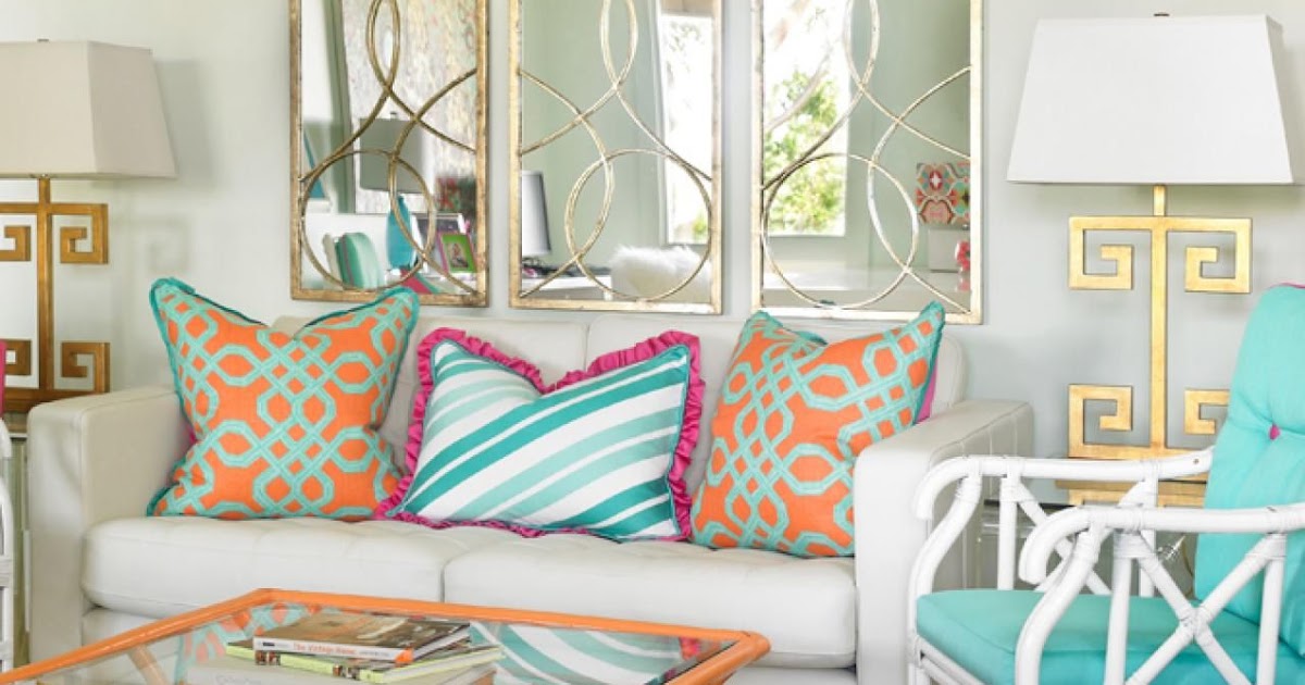 25 Best Living Room Ideas - Stylish Living Room Decorating: Blue Green