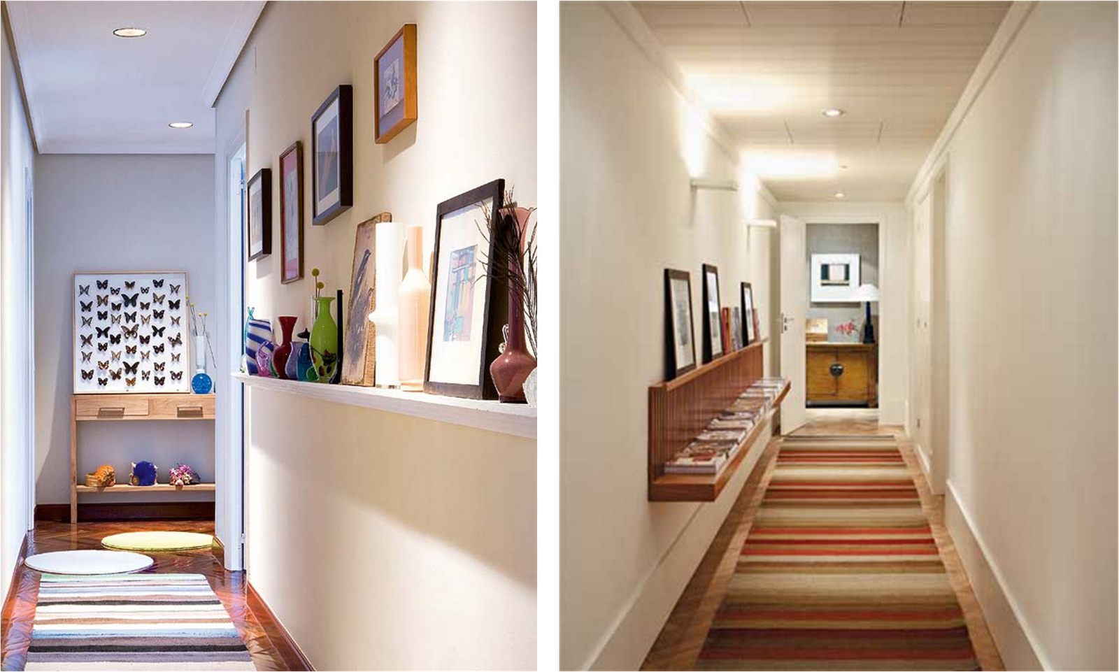 Uma regra geral é que a sua casa parece mais elegante se a maior parte do piso fica à mostra.
