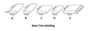 Cement Tile Moldings