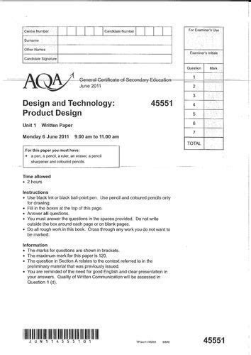 Download EPUB aqa product design 45551 question paper [PDF DOWNLOAD Sns-Brigh10