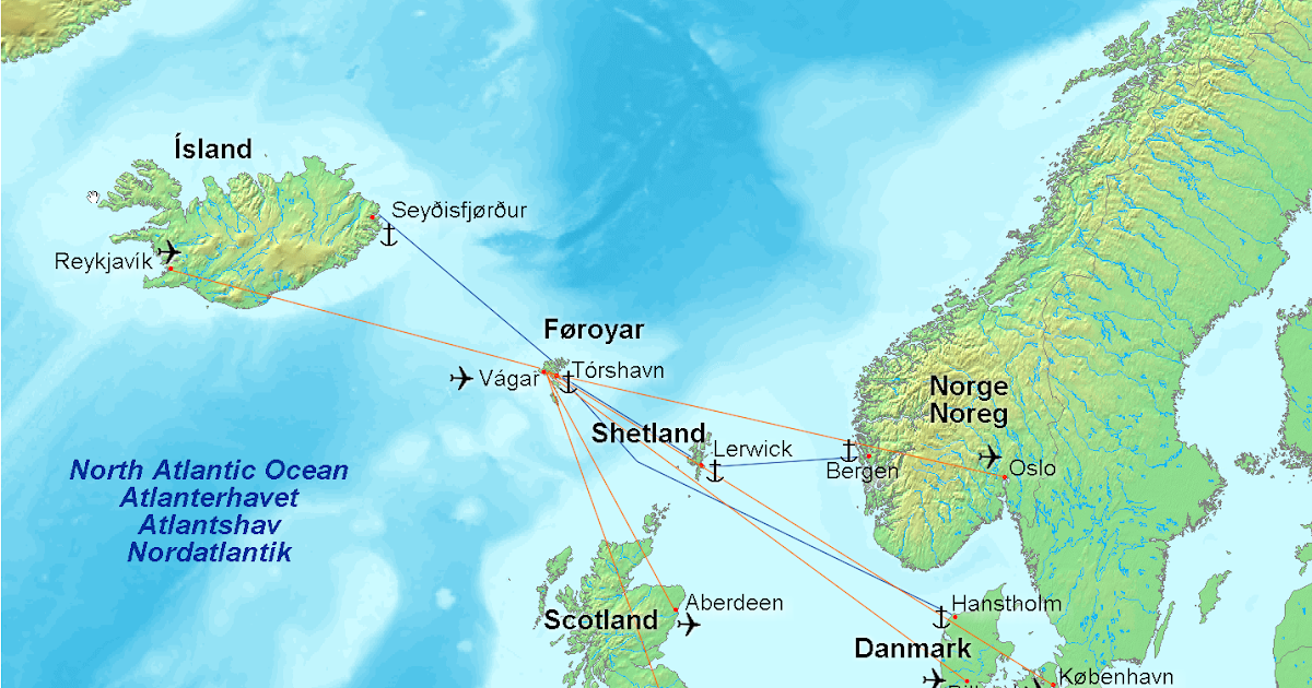 Maps: Map Of Europes Islands
