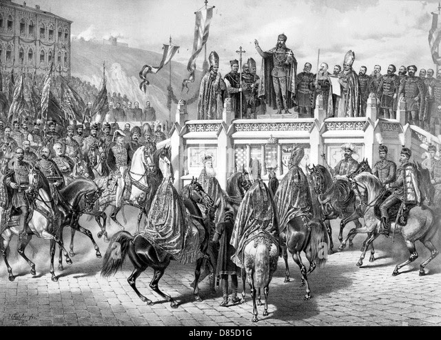 http://l7.alamy.com/zooms/6f1a141b0d3c4650b2dc158071ba31e6/emperor-franz-joseph-of-austria-1830-1916-is-crowned-king-of-hungary-d85d1g.jpg