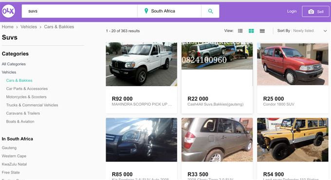 Cars For Sale Olx Gauteng - Cars Model and Specification