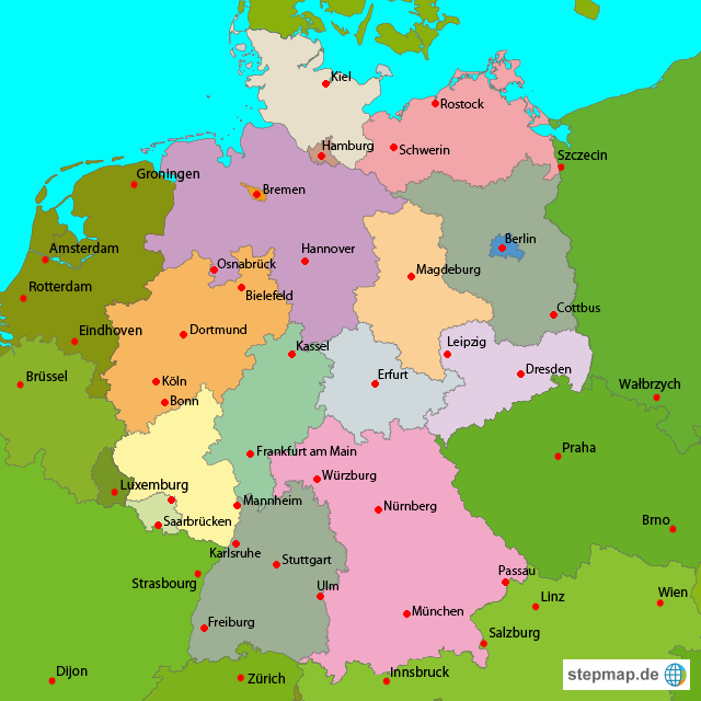 28+ Übersichtskarte Deutschlandkarte Städte Gif - Küchenschrank