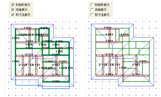 小屋伏図入力2