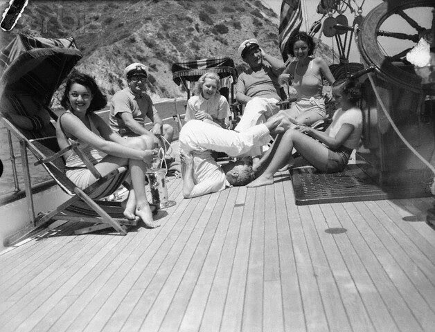 Paulette Goddard Tickling Charlie Chaplin's Feet Paulette Goddard Tickling Charlie Chaplin's Feet
