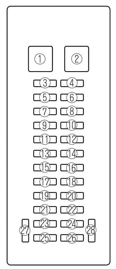 Wiring Diagram PDF: 2003 Mazda Mpv Fuse Box Diagram