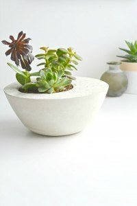 diy concrete planter,burkatron, diy, craft, uk, blogger