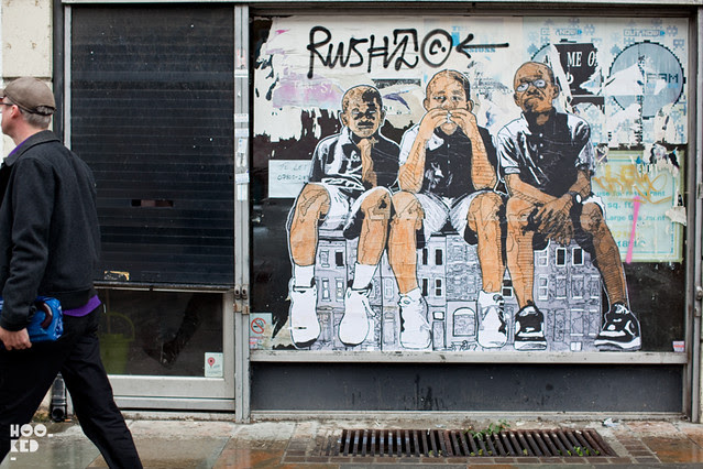 Baltimore Street Artist Nether hits London with new paste-ups