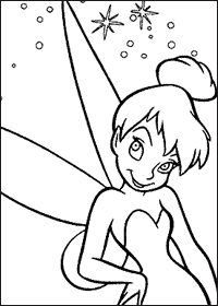 Tinkerbell Coloring Pages