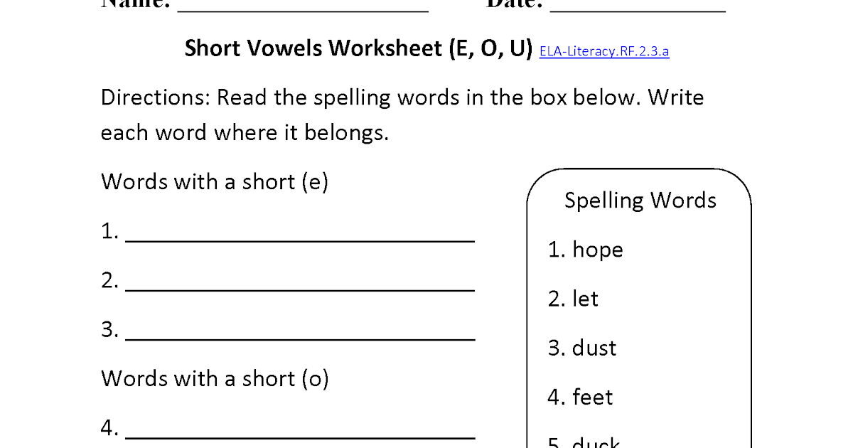 Teach child how to read: Phonics Worksheets For Second Grade