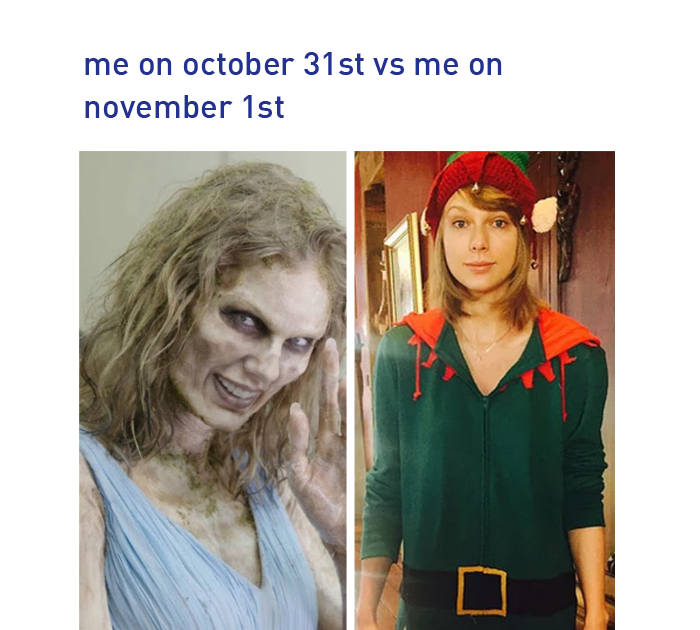 October 31st Vs November 1st Meme