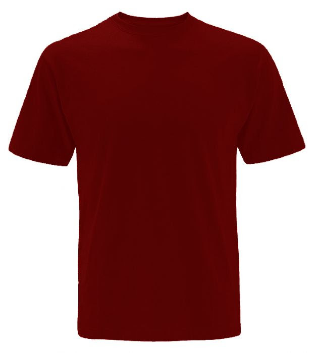 Plain Maroon Shirt Template