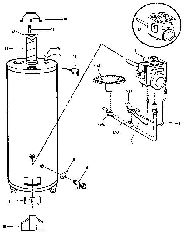 33 Rheem Gas Water Heater Parts Diagram