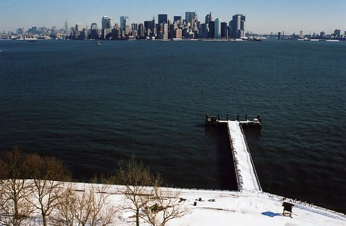 New York, from the Statue of Liberty