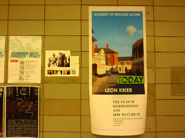 P1150594-2013-01-23--Leon-Krier-Georgia-Tech-School-of-Architecture-Academy-of-Medicine-Lecture--poster
