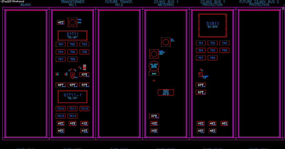 Electrical Wiring Diagram In Autocad