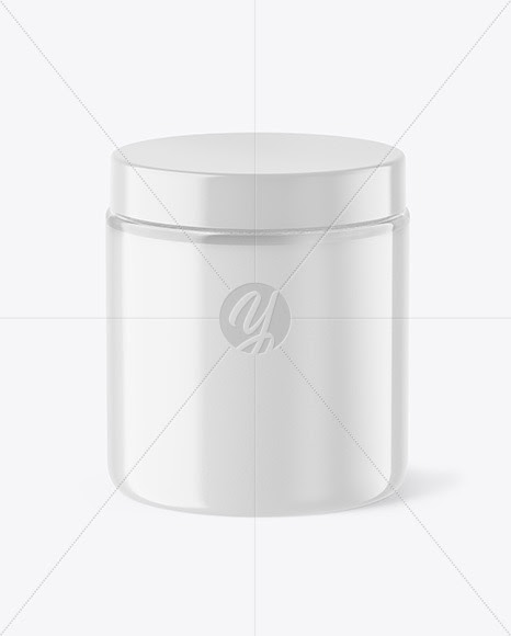 Download Cosmetic Plastic Jar Mockup On The Top Of The Jar Cap You Can Use Either Plastic Cap Or Paper Cap And Place Design Using Smart Object Matte Cosmetic Jar Psd Mockup PSD Mockup Templates