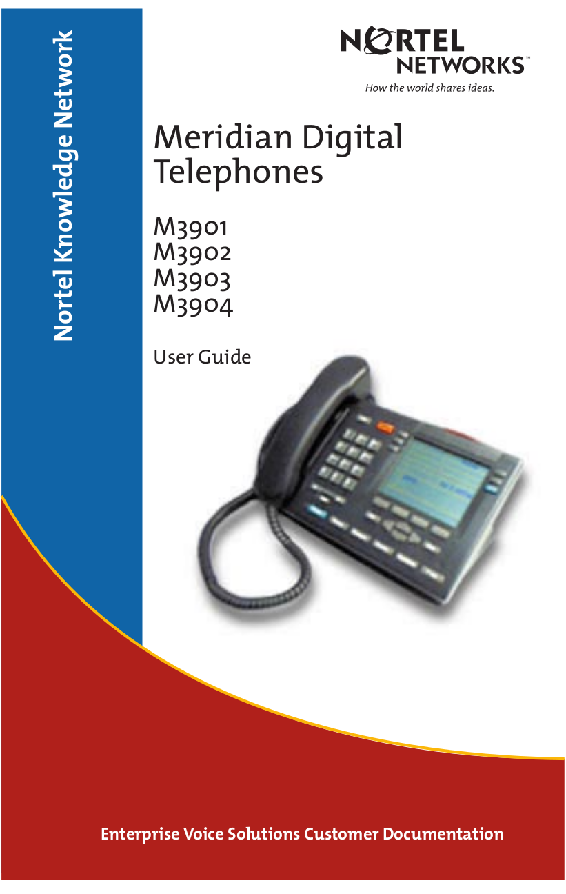 Nortel Networks Phone Manual M7324 - The Reference Letter