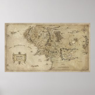 Middle Earth Print