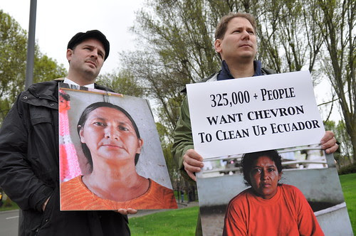 Petition Delivery to Chevron