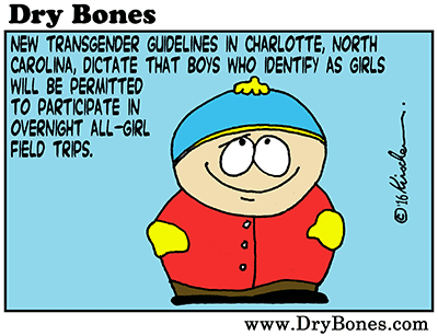 Dry Bones, transgender, PC, political correctness, 