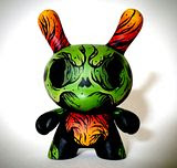 "Atomic" custom 3" Dunny by Cat Atomic!