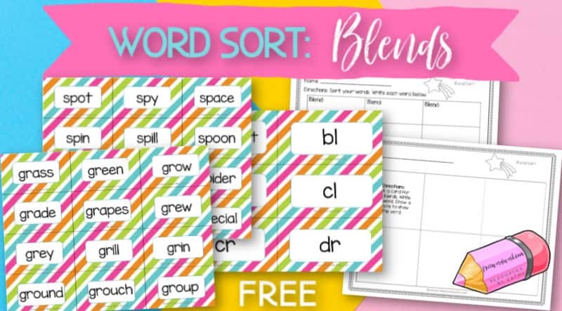 2Nd Grade Word Sort / Word Sorts Are Introduced In K And 1st Grade This