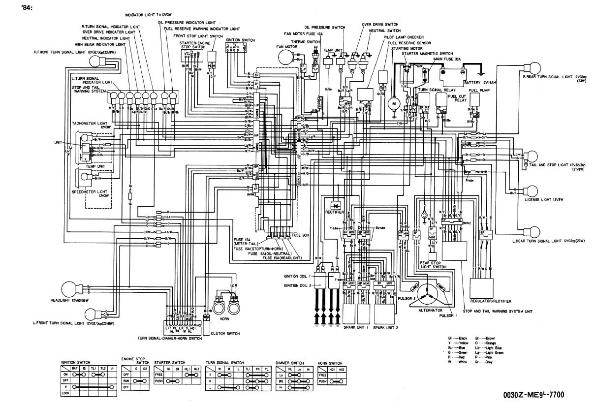 1984 Honda Goldwing Wiring Diagram - Wiring Diagram Schemas