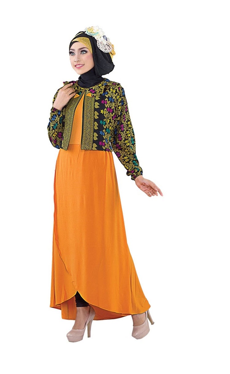27 Gamis Batik Yang Cocok Untuk Orang Gemuk, Trend Batik Model!