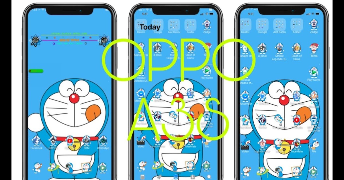 Tema Wallpaper Doraemon Android Bakaninime