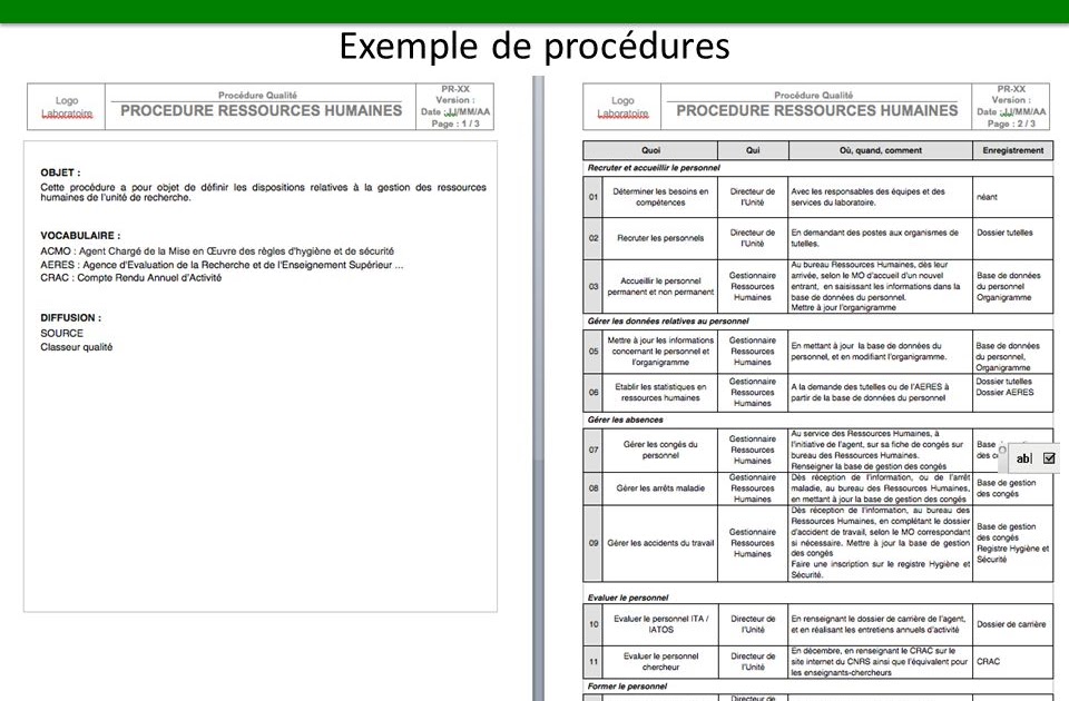 Exemple De Procédure De Maitrise Des Documents  Le Meilleur Exemple