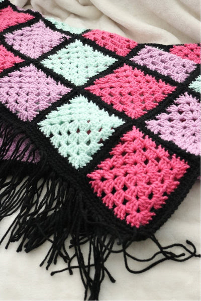 Crochet Kit - Granny Pop Afghan