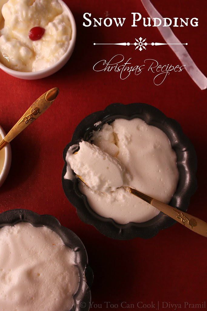 Snow Pudding | Egg White Pudding | Christmas Dessert | Christmas ...
