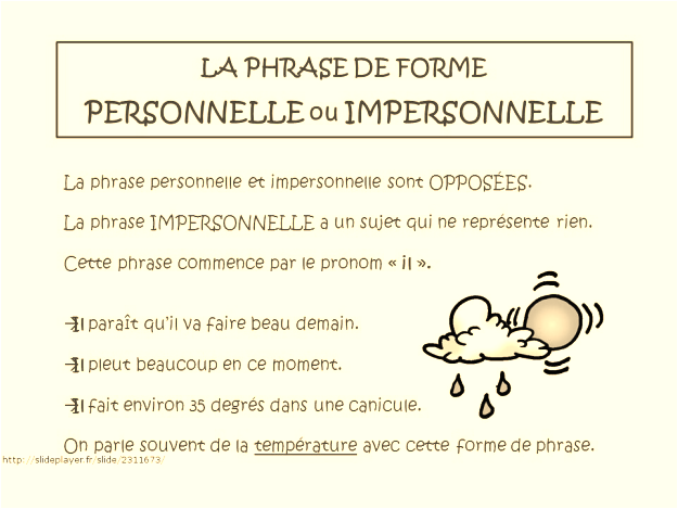 Exemple De Phrase Avec Une Personnification